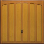 hormann timber up and over door 2014 rutland - curved head design